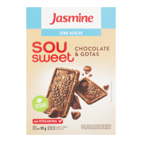 imagem de BISC VEG JASMINE SOU SWEET 75G CHOC GOTAS ZERO ACU