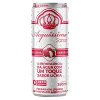 imagem de AGUA SABORIZADA ACQUISSIMA 350ML LICHIA LATA