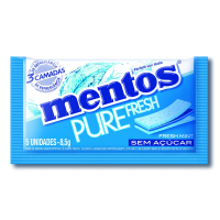 imagem de GOMA MENTOS 8,5G FRESH MINT C/5