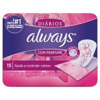 imagem de PROTETOR DIARIO ALWAYS C  PERFUME C 15