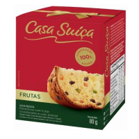 imagem de MINI PANETONE CASA SUICA 80G FRUTAS