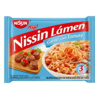 imagem de NISSIN LAMEN 85G CARNE C  TOMATE