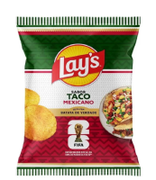 imagem de BATATA LAYS 62G COPA TACO MEXICANO
