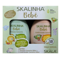 imagem de KIT SKALINHA BEBE(SH+COND) 200ML CAMOMILA