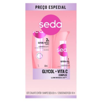 imagem de KIT SEDA SH300ML/COND190ML LUMINOUS GLYCOL VITA C