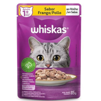 imagem de WHISKAS SACHE 85G FRANGO AO MOLHO 1+