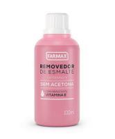 imagem de REMOV ESMALTE FARMAX 100ML VIT S  ACET