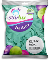 imagem de BALOES STARLUX  N 6,5 LISO VERDE LIMAO C/25UN