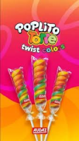 imagem de PIRULITO POPLITO 15G TORRE TWIST COLORS