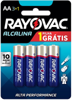 imagem de PILHA ALCALINA RAYOVAC PEQ AA4 LV4PG 3
