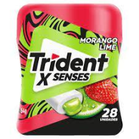 imagem de GOMA TRIDENT X SENSES 54G MORANGO LIME C/28UN