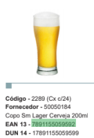 imagem de COPO SM LAGER 200ML