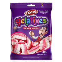 imagem de BALA GEL DOCILE 80G DENTES VAMPIRO