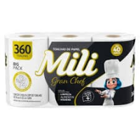 imagem de TOALHA PAPEL MILI GRAN CHEF 3X120 FLS